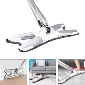 Trapeador De Fibra En X Giratorio 360