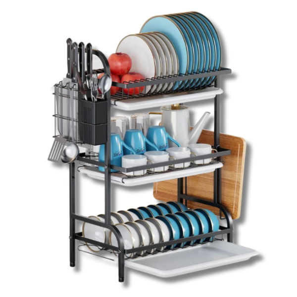 Agregar un subtítulo (8) Escurridor de platos 3 niveles